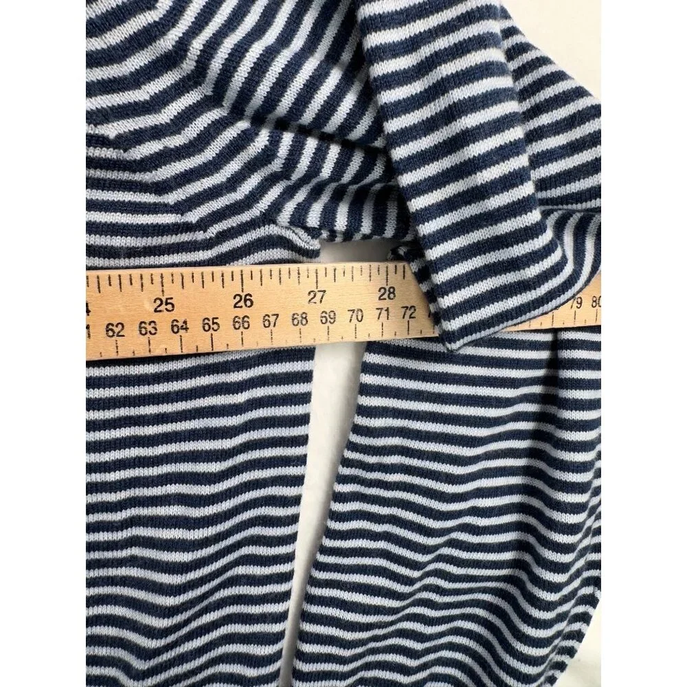Banana Republic mens striped extra fine merino wool sweater‎ stiped navy sz XXL